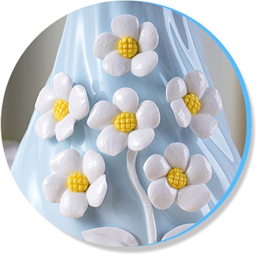 Amazon.co.jp: 花瓶 おしゃれ 大きい 陶器 花器 ドライフラワー M 造花